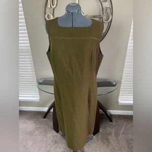 Lafayette 148‎ New York Olive Dress Size 16 NWT